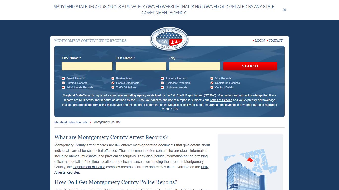 MONTGOMERY COUNTY PUBLIC RECORDS